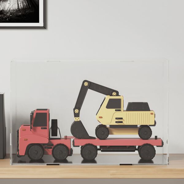 vidaXL صندوق عرض شفاف 56x36x37 سم أكريليك