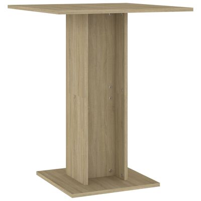 vidaXL طاولة بيسترو سونوما أوك 60×60×75 سم خشب صناعي