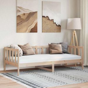 vidaXL سرير نهاري خشب صنوبر صلب 90&times;200 سم