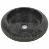 vidaXL حوض 40&times;12 سم رخام أسود