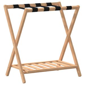 vidaXL حامل أمتعة 58x38x68 سم خيزران