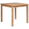 vidaXL طاولة حديقة 80&times;80&times;77 سم خشب ساج صلب