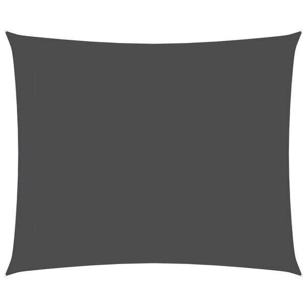 vidaXL مظلة شراعية قماش أكسفورد مستطيلة 2.5×3.5 م أنثراسيت