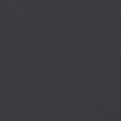 vidaXL وسائد طبلية 2 ق قماش أكسفورد أسود