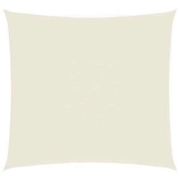 vidaXL مظلة شراعية قماش أكسفورد مربعة الشكل 4.5&times;4.5 سم كريمي