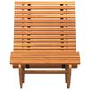 vidaXL مستلق 2-شخص 2 pcs بني 154 x 60 x 74 سم خشب الأكاسيا الصلب