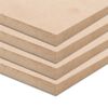 vidaXL ألواح خشب MDF مربعة 60×60 سم 25 ملم 4 ق