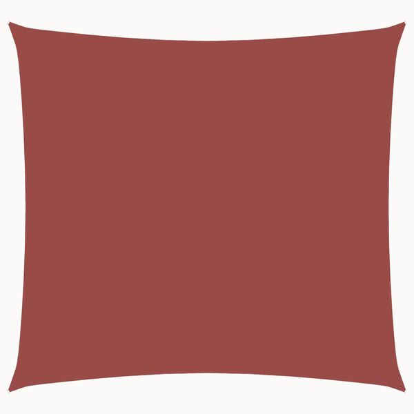 vidaXL مظلة شراعية قماش أكسفورد مربعة الشكل 6×6 م قرميدي