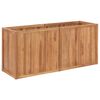 vidaXL حوض حديقة مرتفع 150&times;50&times;70 سم خشب ساج صلب