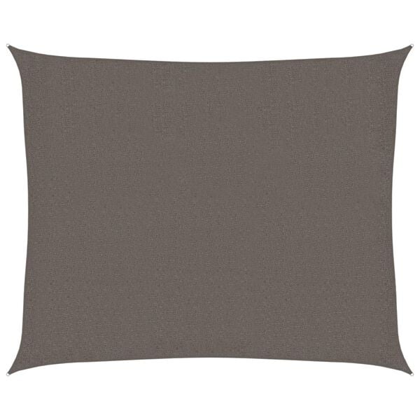 vidaXL مظلة شراعية 160 جم/م² أنثراسيت 2.5×3 م HDPE