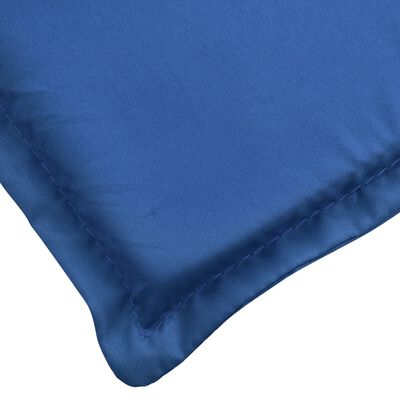 vidaXL وسادة كرسي تشمس أزرق ملكي 200×50×3 سم قماش