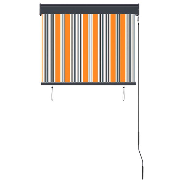 vidaXL ستارة رول خارجية 80×250 سم أصفر وأزرق