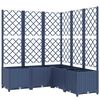 vidaXL حديقة أزرق رمادي 120 x 120 x 136 cm