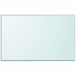 vidaXL سطح طاولة زجاج مقوى مستطيل 1000&times;620 ملم