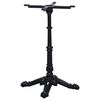 vidaXL Bistro Table Leg Black 52x52x72 cm Cast Iron - Untranslated