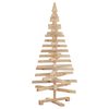 vidaXL أشجار عيد الميلاد مع حامل طبيعي 120 cm solid pine wood