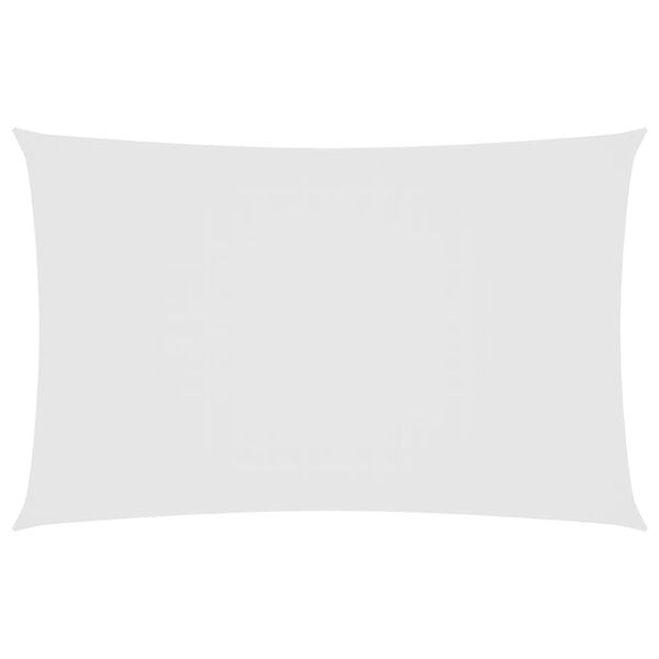 vidaXL مظلة شراعية قماش أكسفورد مستطيلة 6×8 م أبيض