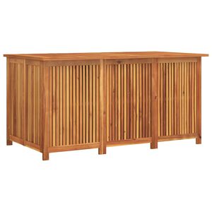 vidaXL صندوق تخزين للحديقة 150&times;80&times;75 سم، مصنوع من خشب الأكاسيا الصلب