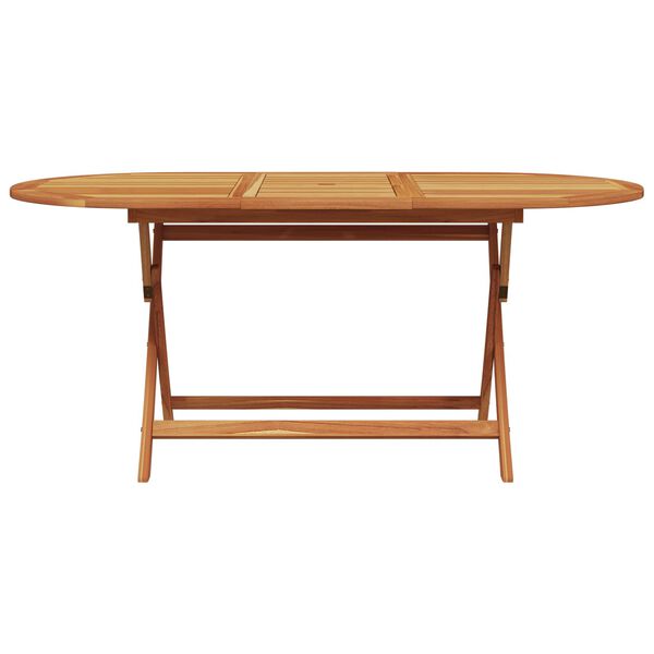 vidaXL طقم تناول الطعام في الحديقة 7 pcs رمادي خشب الأكاسيا الصلب