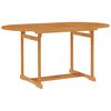 vidaXL طاولة حديقة 150&times;90&times;75 سم خشب ساج صلب