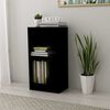vidaXL Bookshelf Black 40x24x75 cm Engineered Wood - Untranslated