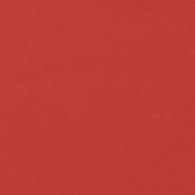vidaXL وسائد كرسي 4 ق أحمر 50×50×3 سم قماش