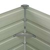 vidaXL حوض زراعي مرتفع أنثراسيت 100×100×77 سم فولاذ مجلفن