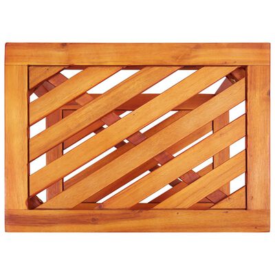 vidaXL طاولة جانبية خشب أكاسيا صلب 45×33×45 سم