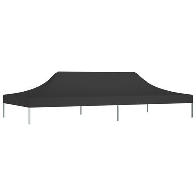 vidaXL سقف خيمة حفلات 6×3 م أسود 270 جم/م²