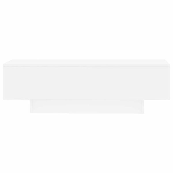 vidaXL طاولة قهوة 31x49.5x100 سم خشب صناعي أبيض