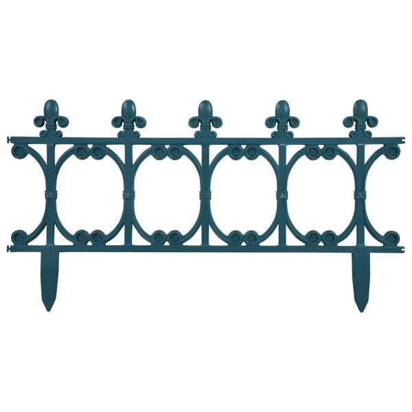 vidaXL حواف عشب 16 ق أخضر 10 م بولي بروبيلين (PP)