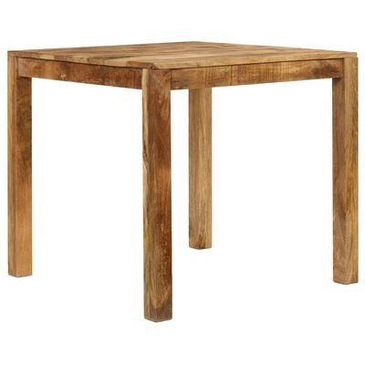 vidaXL طاولة طعام خشب مانجو صلب 82×80×76 سم