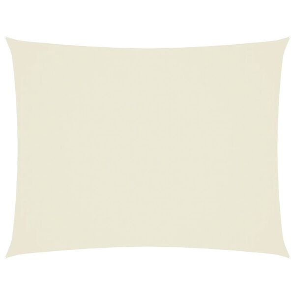 vidaXL مظلة شراعية قماش أكسفورد مستطيلة 2×3 م كريمي