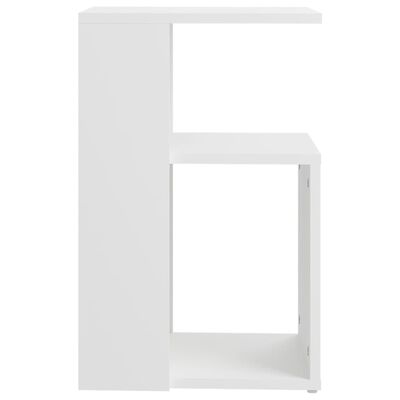 vidaXL طاولة جانبية لون أبيض 36×30×56 سم خشب صناعي