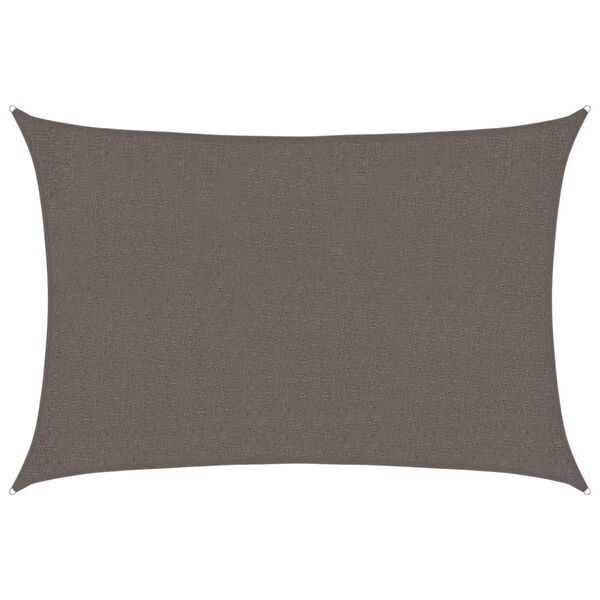 vidaXL مظلة شراعية 160 جم/م² أنثراسيت 2×3 م HDPE