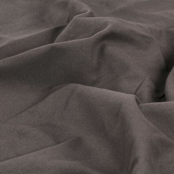 vidaXL ستائر بحلقات معدنية 2 ق قطن 140&times;245 سم أنثراسيت