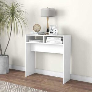 vidaXL طاولة كونسول أبيض 78&times;30&times;80 سم خشب صناعي