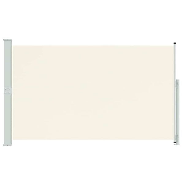 vidaXL مظلة فناء جانبية قابلة للسحب 180&times;300 سم كريمي