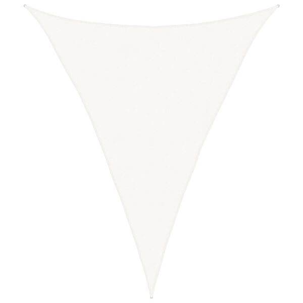 vidaXL مظلة شراعية 160 جم/م&sup2; أبيض 4&times;5&times;5 م HDPE