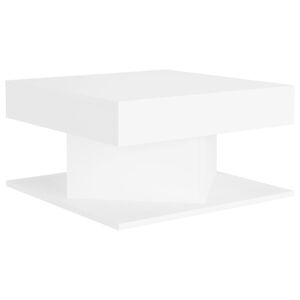 vidaXL طاولة قهوة أبيض 57×57×30 سم خشب صناعي