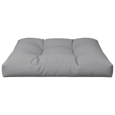 vidaXL وسادة أريكة طبلية رمادي 70×70×10 سم
