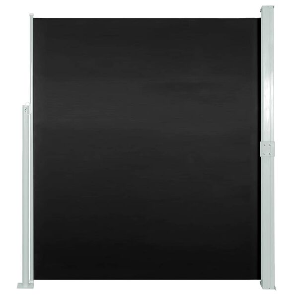 vidaXL مظلة جانبية للفناء والشرفة 160&times;300 سم أسود