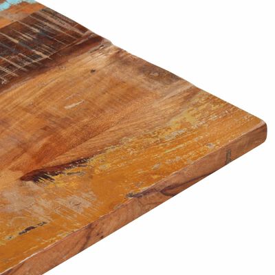 vidaXL سطح طاولة مستطيل 60×100 سم 25-27 ملم خشب صلب مستصلح