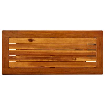 vidaXL طاولة كونسول للحديقة 80×35×75 سم خشب أكاسيا صلب