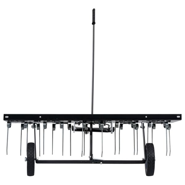 vidaXL آلة تمشيط التربة لجزازة عشب مركوبة 100 سم