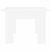 vidaXL طاولة قهوة لون أبيض 100&times;60&times;42 سم خشب صناعي