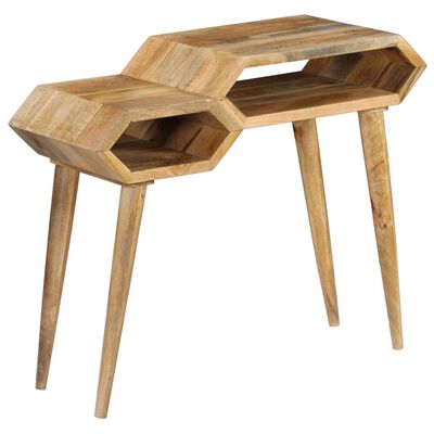 vidaXL طاولة كونسول خشب مانجو صلب 90×35×76 سم