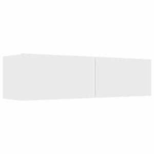 vidaXL خزانة تلفزيون أبيض 120&times;30&times;30 سم خشب صناعي