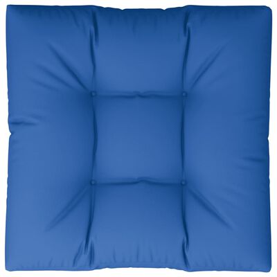vidaXL وسادة أريكة طبلية أزرق ملكي 70×70×10 سم