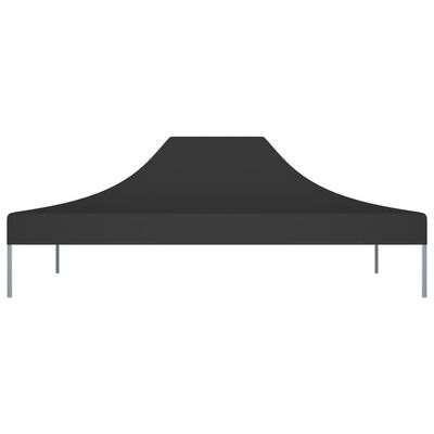 vidaXL سقف خيمة حفلات 4×3 م أسود 270 جم/م²
